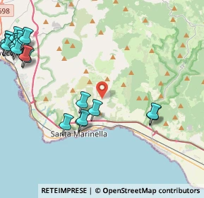 Mappa Via Santa Maria della Visitazione, 00058 Santa Marinella RM, Italia (6.3055)