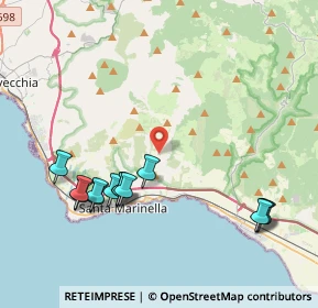 Mappa Via Santa Maria della Visitazione, 00058 Santa Marinella RM, Italia (4.70154)