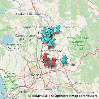 Mappa Via della Maiella, 00015 Monterotondo RM, Italia (9.9435)