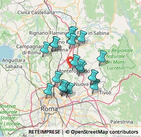 Mappa Via della Maiella, 00015 Monterotondo RM, Italia (11.4385)