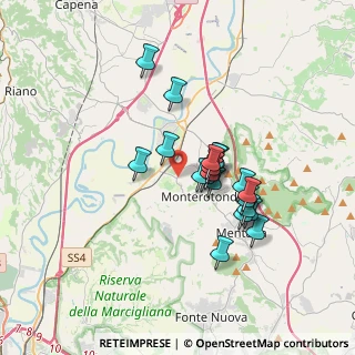Mappa Via della Maiella, 00015 Monterotondo RM, Italia (2.937)