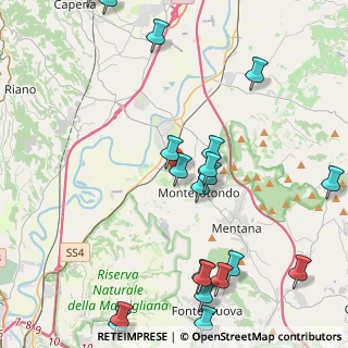 Mappa Via della Maiella, 00015 Monterotondo RM, Italia (5.8315)