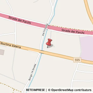 Mappa Via Tiburtina km 125.5, 86, 67043 Celano, L'Aquila (Abruzzo)