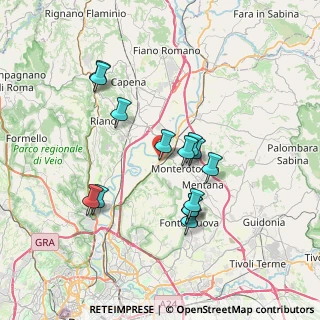 Mappa Via Val di Fassa, 00015 Monterotondo RM, Italia (6.84857)