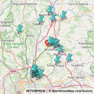 Mappa Via Val di Fassa, 00015 Monterotondo RM, Italia (9.3225)