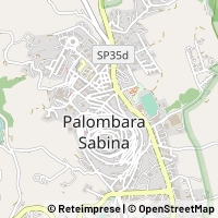 Kaart Palombara Sabina