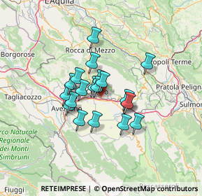 Mappa 67040 Aielli AQ, Italia (9.844)