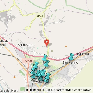 Mappa Via G. Giacosa, 67051 Avezzano AQ, Italia (3.10929)