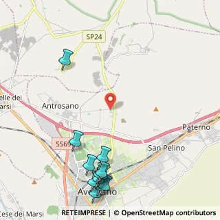 Mappa Via G. Giacosa, 67051 Avezzano AQ, Italia (3.12)
