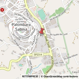 Mappa Via dei Mercati, 20, 00018 Palombara Sabina, Roma (Lazio)