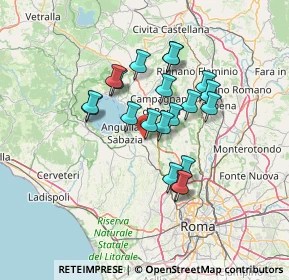 Mappa Via Orrea, 00123 Roma RM, Italia (11.622)