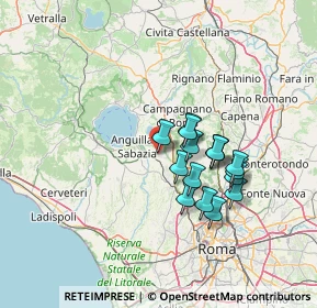 Mappa Via Orrea, 00123 Roma RM, Italia (11.67438)
