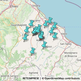 Mappa Via Emilio Giampietro, 66041 Atessa CH, Italia (8.9655)