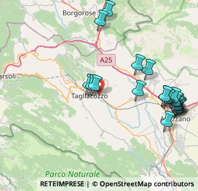 Mappa Km 99, 67069 Tagliacozzo AQ, Italia (9.774)