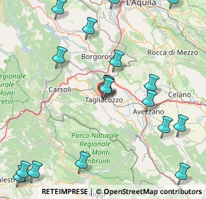 Mappa PIAZZA DANTE ALIGHIERI SNC snc, 67069 Tagliacozzo AQ, Italia (21.86889)