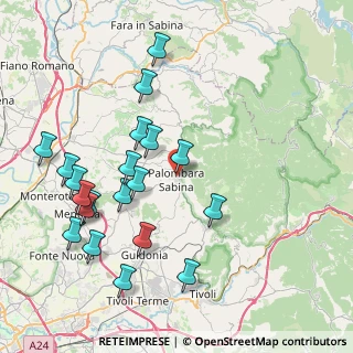 Mappa Palombara Sabina, 00018 Palombara Sabina RM, Italia (9.22)