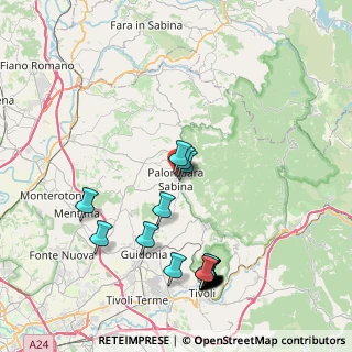 Mappa Palombara Sabina, 00018 Palombara Sabina RM, Italia (9.7655)