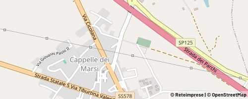 Mappa Scurcola Marsicana