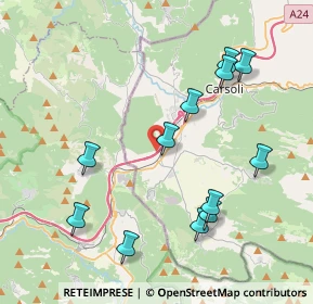 Mappa Via Colle S. Giovanni, 67063 Oricola AQ, Italia (4.52833)