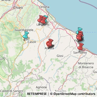 Mappa Via Circonvallazione, 66041 Atessa CH, Italia (17.086)