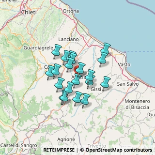 Mappa Via Circonvallazione, 66041 Atessa CH, Italia (10.254)