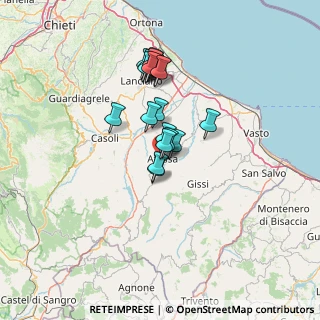 Mappa Via Circonvallazione, 66041 Atessa CH, Italia (11.53)