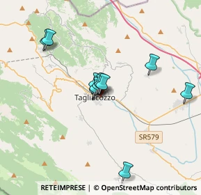 Mappa Via Tiburtina Valeria km 97, 67069 Tagliacozzo AQ, Italia (3.5075)