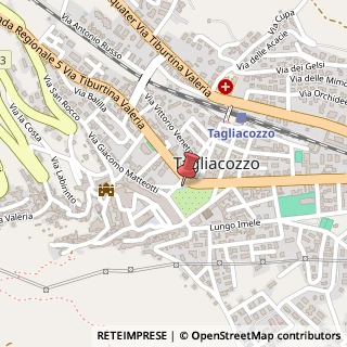Mappa Via Guglielmo Marconi, 67, 67069 Tagliacozzo, L'Aquila (Abruzzo)