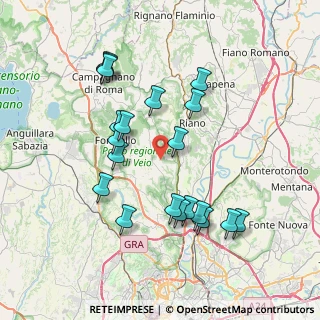 Mappa Via Mapello, 00060 Sacrofano RM, Italia (7.956)