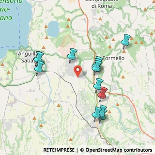 Mappa Via Augusto Ugolini, 00123 Cesano RM, Italia (4.08769)