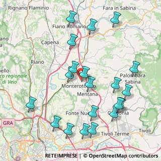 Mappa Via Volga, 00015 Monterotondo RM, Italia (9.7055)
