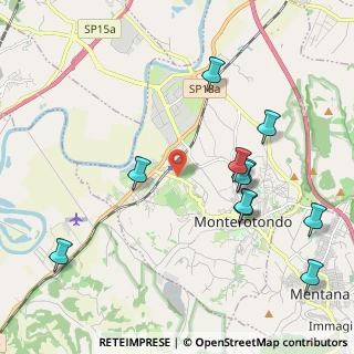 Mappa Vicolo Teverino, 00015 Monterotondo RM, Italia (2.42909)