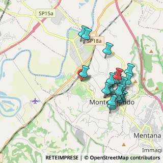 Mappa Vicolo Teverino, 00015 Monterotondo RM, Italia (1.991)