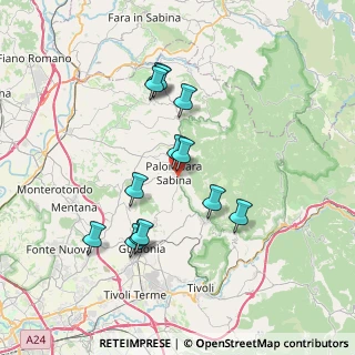 Mappa Viale Tivoli, 00019 Palombara Sabina RM, Italia (7.05615)