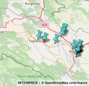 Mappa Via Variante, 67069 Tagliacozzo AQ, Italia (9.874)