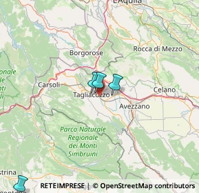 Mappa Via Variante, 67069 Tagliacozzo AQ, Italia (36.36364)