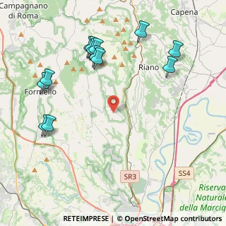 Mappa Via delle Ginestre, 00060 Sacrofano RM, Italia (5.16769)