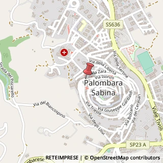 Mappa Via Cristoforo Colombo, 1, 00018 Palombara Sabina, Roma (Lazio)