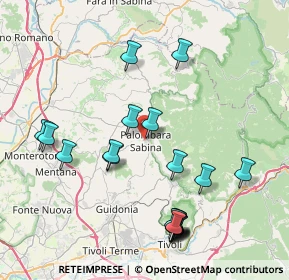 Mappa Via Monte Grappa, 00018 Palombara Sabina RM, Italia (9.3075)