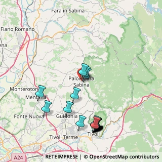 Mappa Via Franco Pompili, 00018 Palombara Sabina RM, Italia (9.5915)