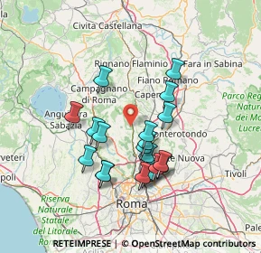 Mappa Via delle Sibille, 00060 Sacrofano RM, Italia (13.02)