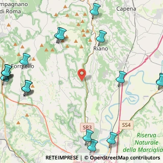 Mappa Via delle Sibille, 00060 Sacrofano RM, Italia (7.27)