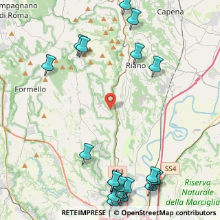 Mappa Via delle Sibille, 00060 Sacrofano RM, Italia (6.7595)