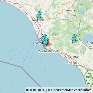 Mappa Strada del Marangone, 00053 Civitavecchia RM, Italia (43.45941)