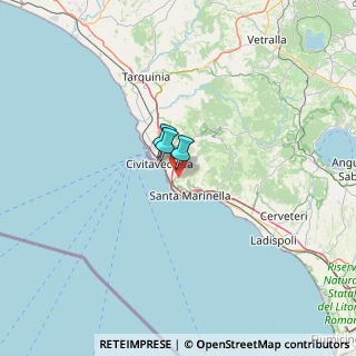 Mappa Strada del Marangone, 00053 Civitavecchia RM, Italia (56.825)