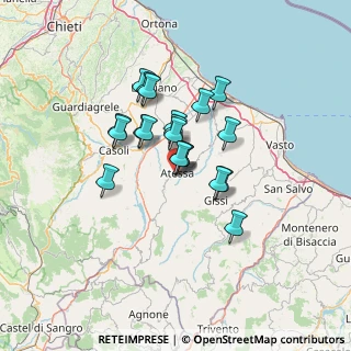 Mappa CAP, 66041 Atessa CH, Italia (10.14)
