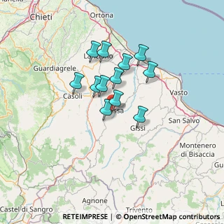 Mappa CAP, 66041 Atessa CH, Italia (10.45333)