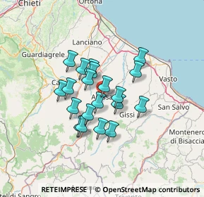 Mappa Piazza Giuseppe Garibaldi, 66041 Atessa CH, Italia (10.3255)