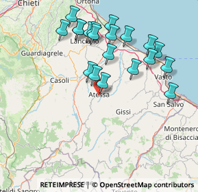 Mappa Via Tano Sante, 66041 Atessa CH, Italia (16.521)