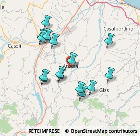 Mappa Via Tano Sante, 66041 Atessa CH, Italia (7.27933)